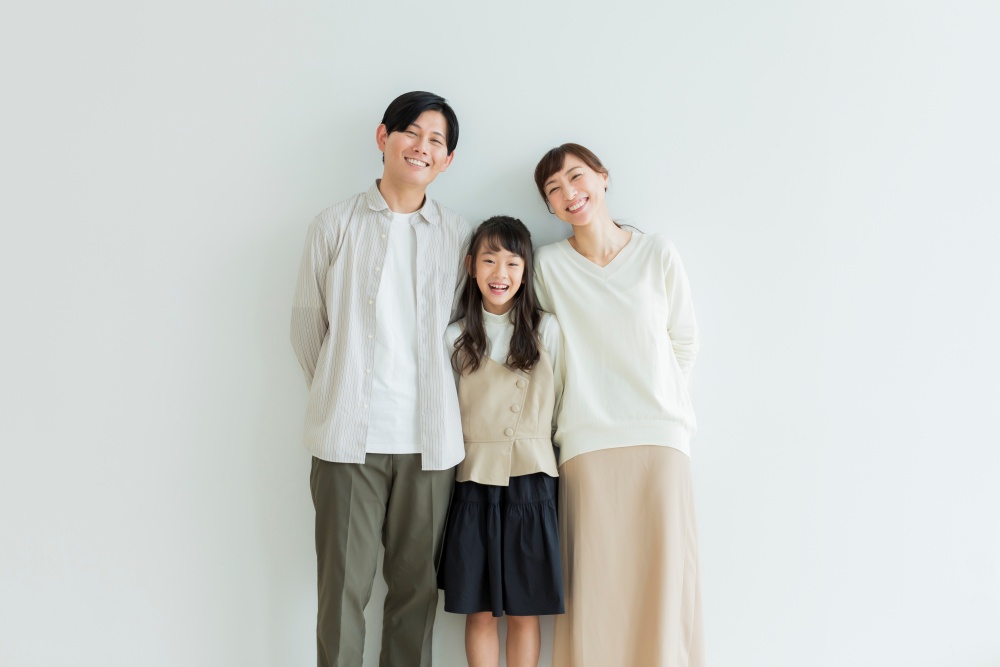 家族の集合写真